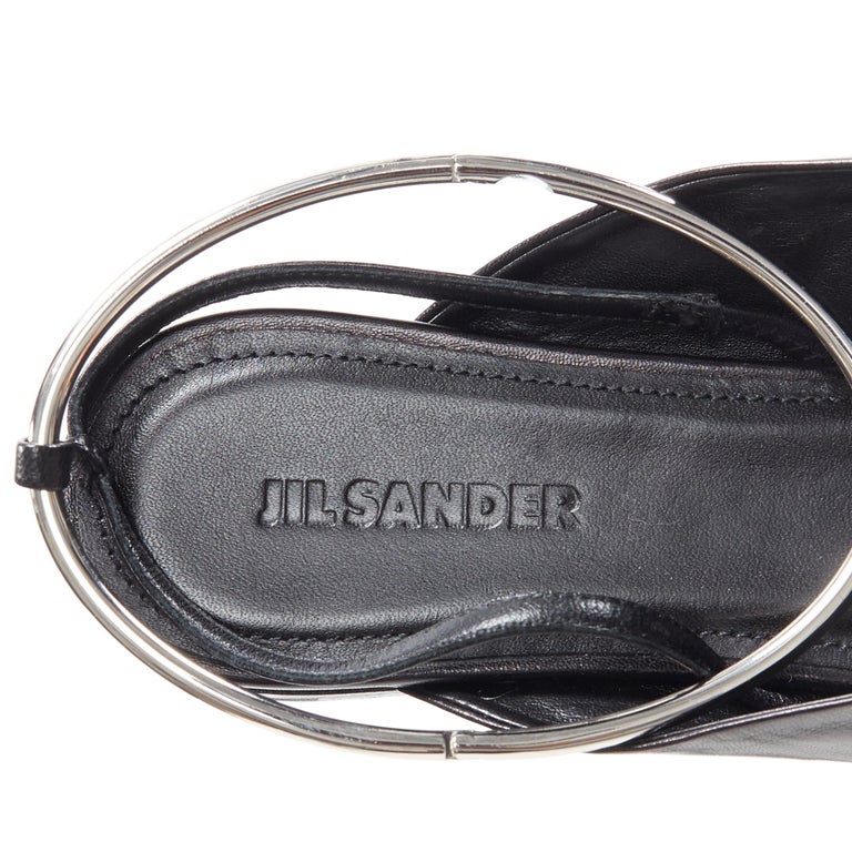 jil sander anklet flats