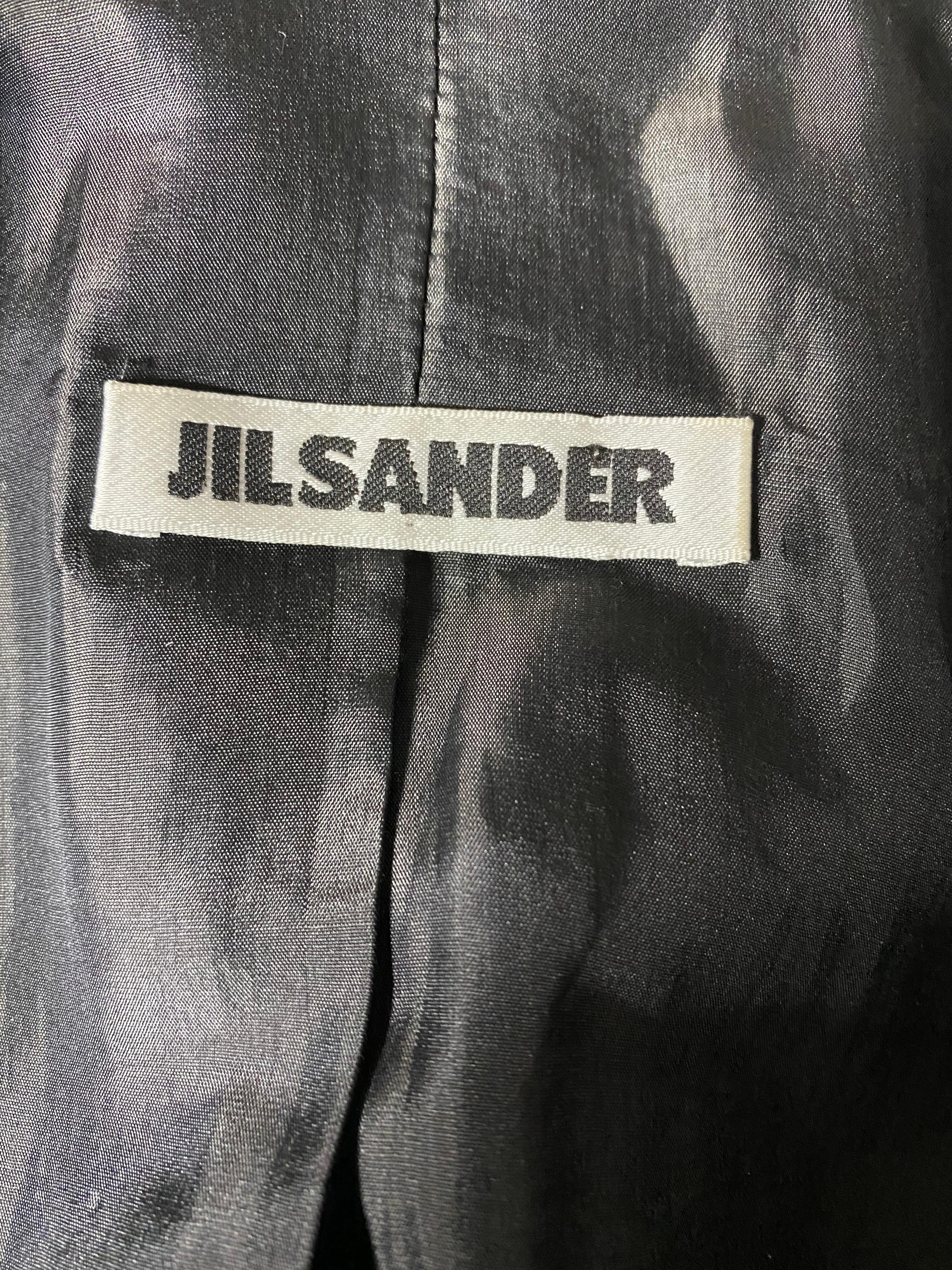 Women's Jil Sander Black Long Sleeves Top Jacket, Size 34 For Sale