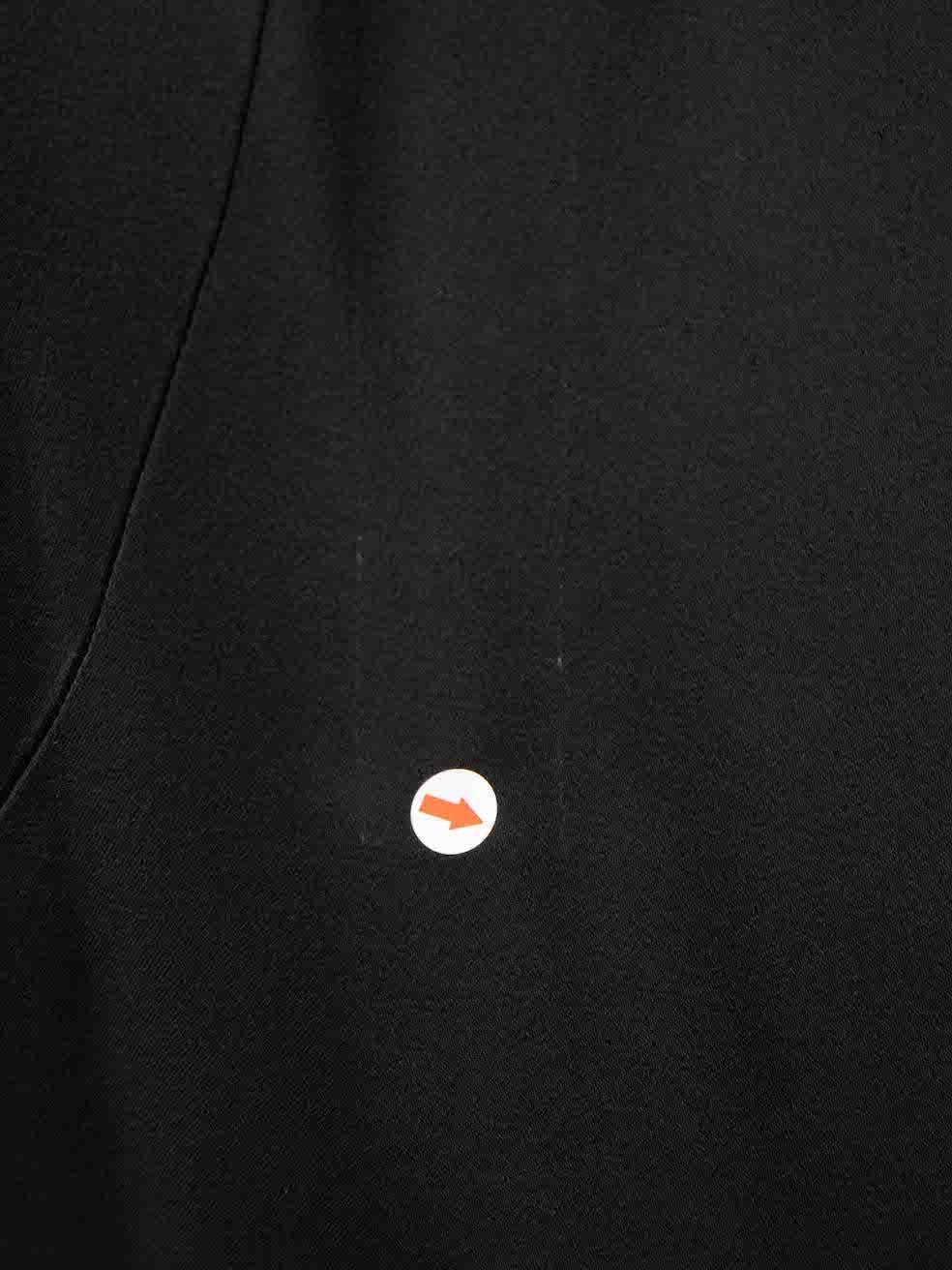 Jil Sander Black Shoulder Cut Out Mini Dress Size XXL For Sale 1