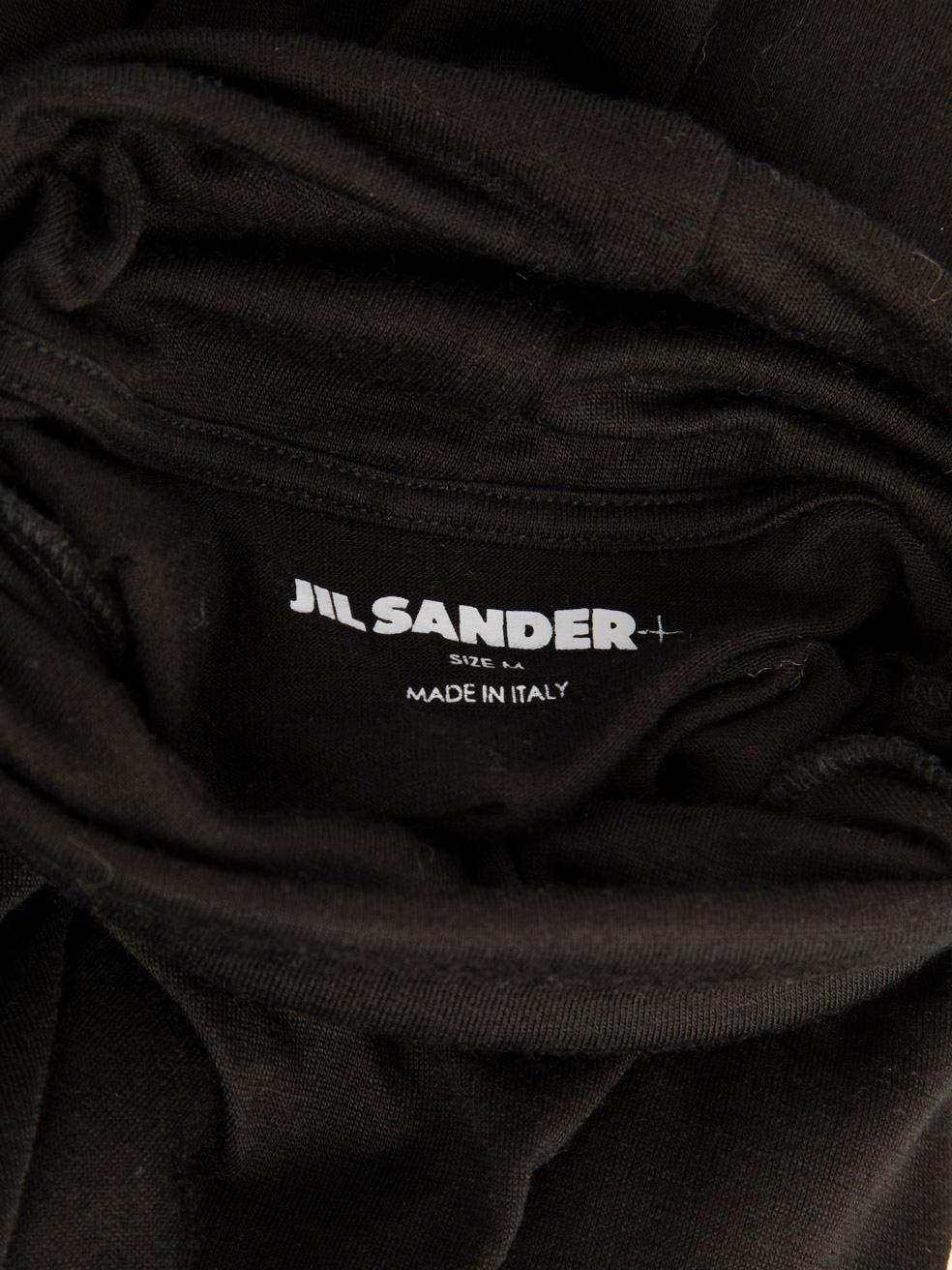 Jil Sander Black Turtleneck Long Sleeve Top Size M Pour femmes en vente