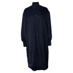 Jil Sander, blue long bomber sport coat