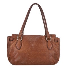 Jil Sander Leder-Umhängetasche mit Schnallendetail