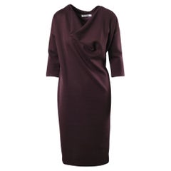 Jil Sander Burgundy Dress - '10s