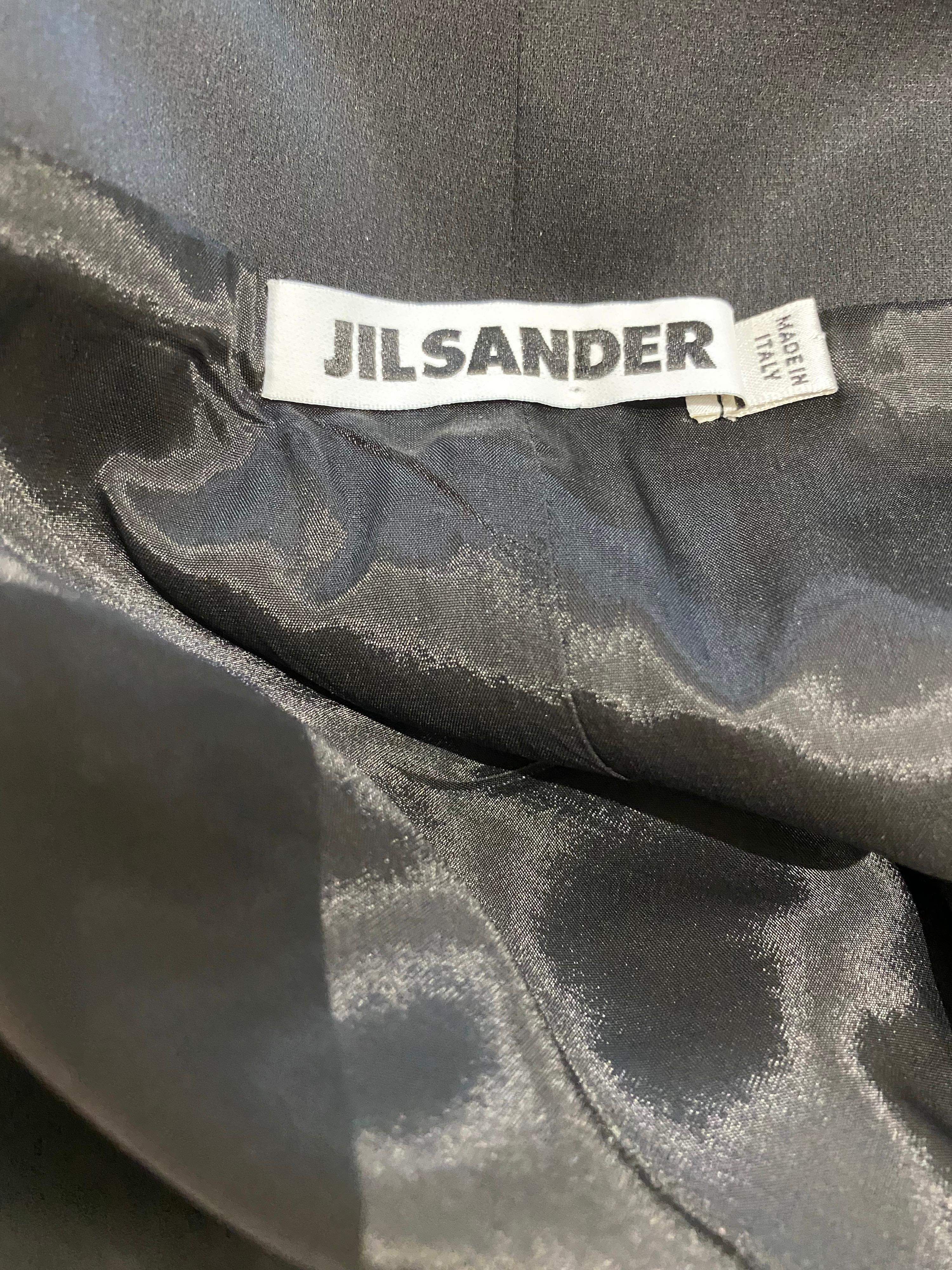 Jil Sander by Raf Simons Black Crepe Dress In Excellent Condition In Beverly Hills, CA