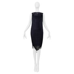 Jil Sander By Raf Simons - Vestito con frange nere 2009
