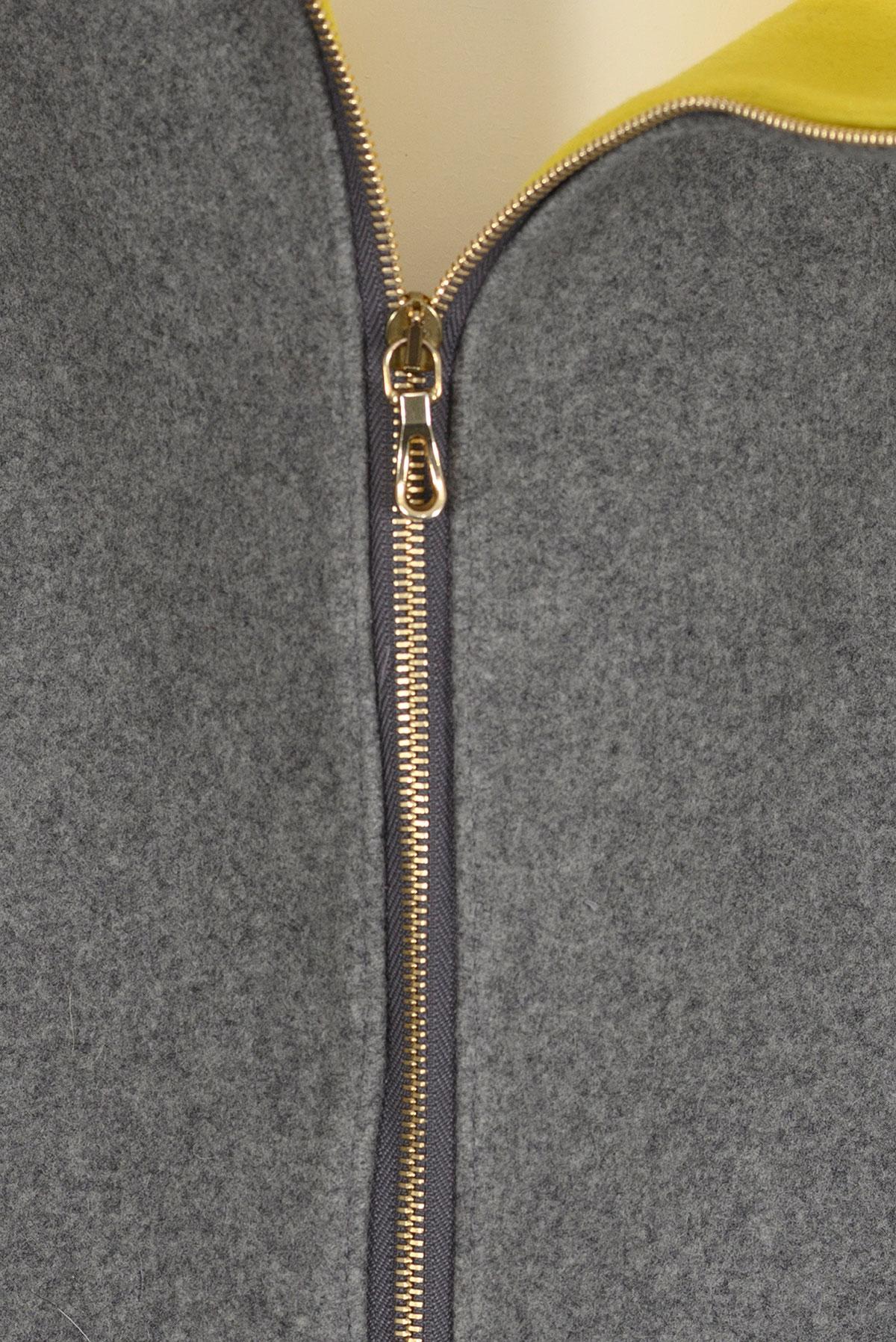 da uomo o donna JIL SANDER BY RAF SIMONS FW 09 Structured anatomical double zip coat in vendita