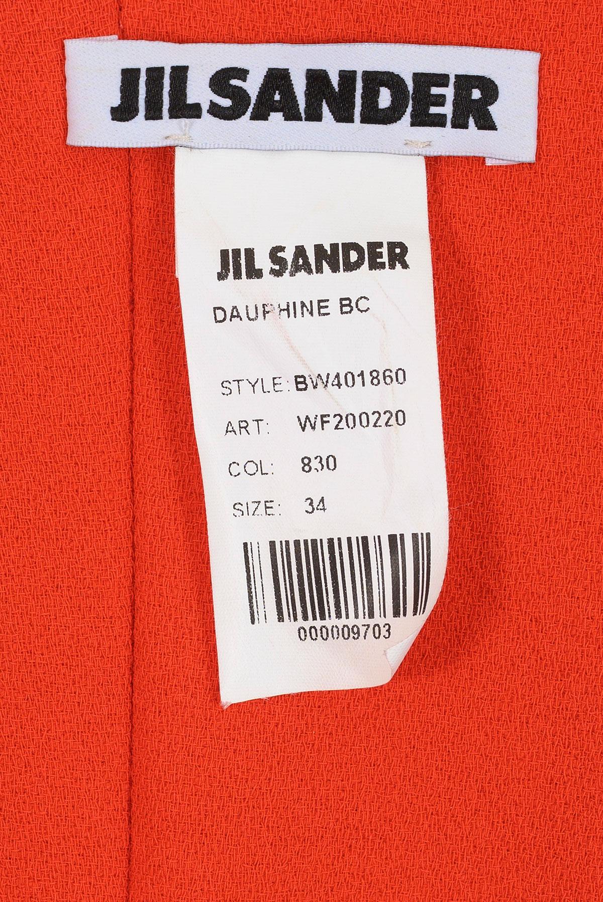 JIL SANDER BY RAF SIMONS FW 09 Robe spaghetti anatomique structurée Excellent état - En vente à Milano, MILANO