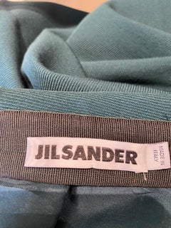 Jil Sander By Raf Simons Green Maxi Skirt