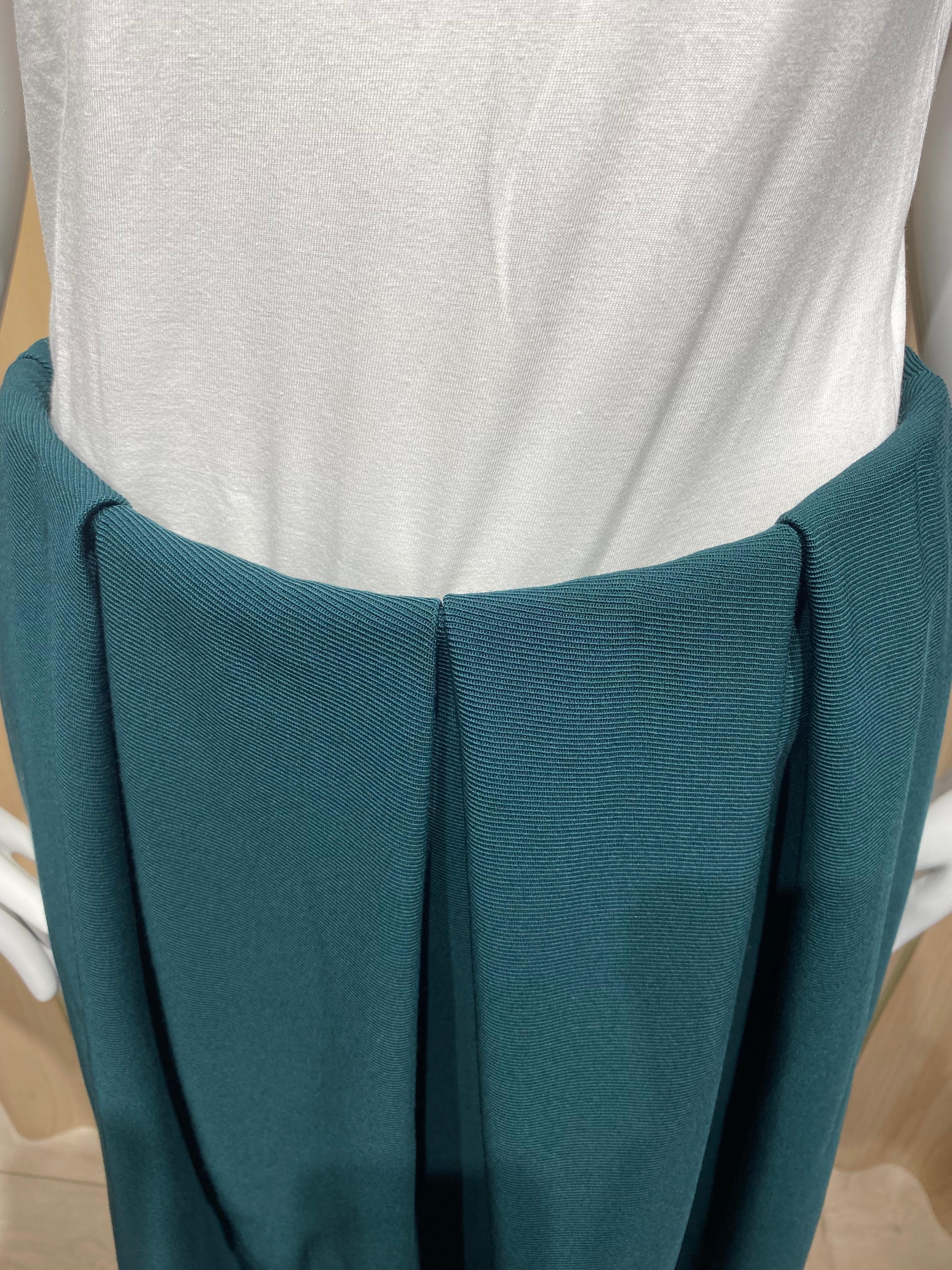 Jil Sander By Raf Simons Green Maxi Skirt For Sale 2