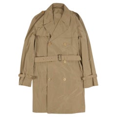 Used Jil Sander by Raf Simons Men Light Trench Over Coat Size 44 (L) S427