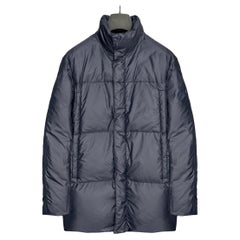Jil Sander by Raf Simons cappotto in vera piuma d'oca con zip