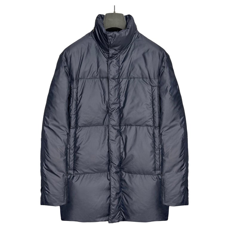 Jil Sander by Raf Simons real down zipper coat For Sale at 1stDibs