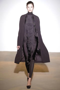 JIL SANDER By Raf Simons S/s 2009 Jil Sander By Raf Simons Black Fringed Blazer