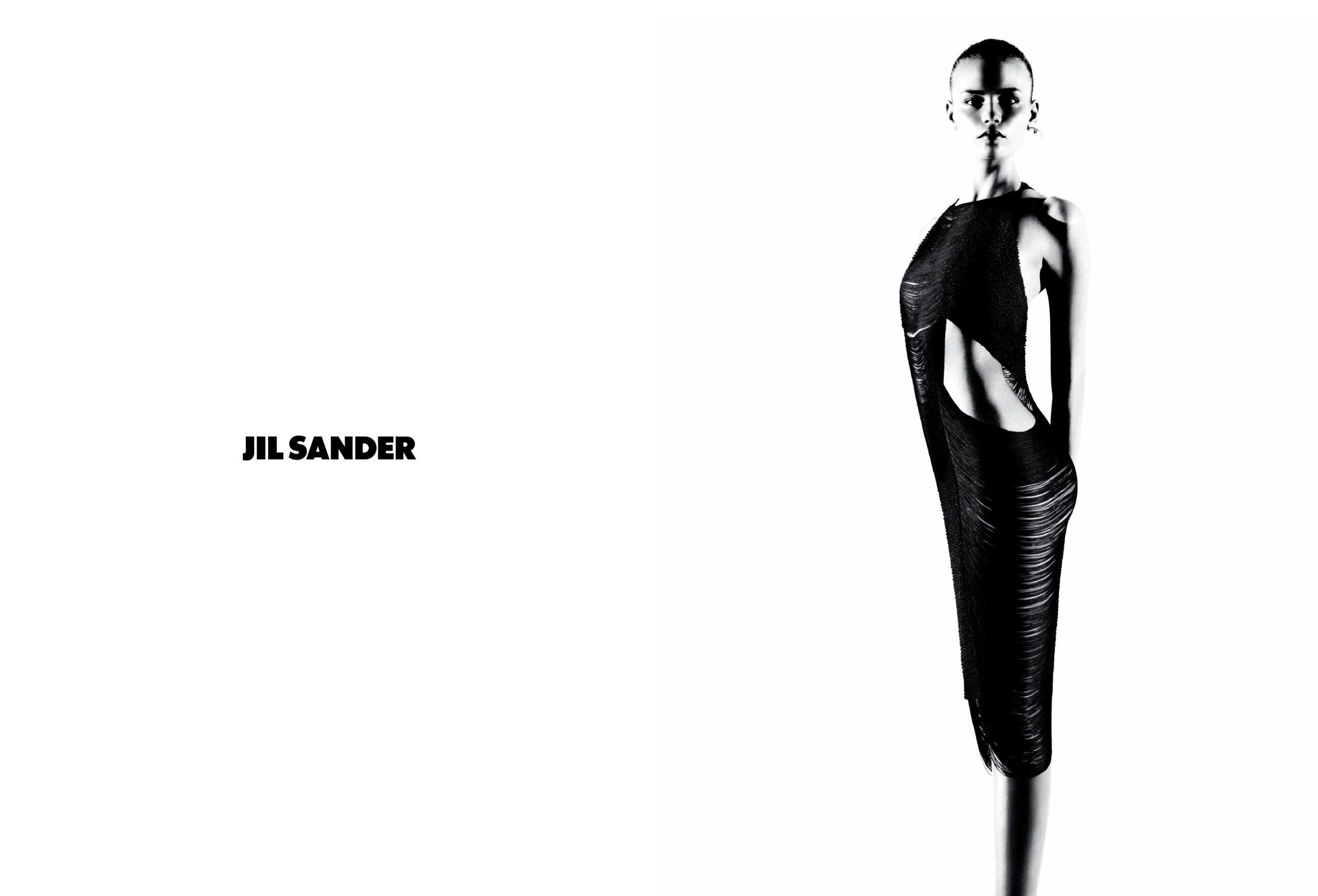 Jil Sander by Raf Simons S/S 2009 Runway Fringe Ultra Mini Dress / Top For Sale 3
