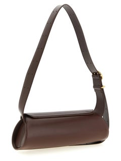 Jil Sander Cannolo Shoulder Bag — Brown