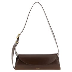 Jil Sander Cannolo Shoulder Bag — Brown