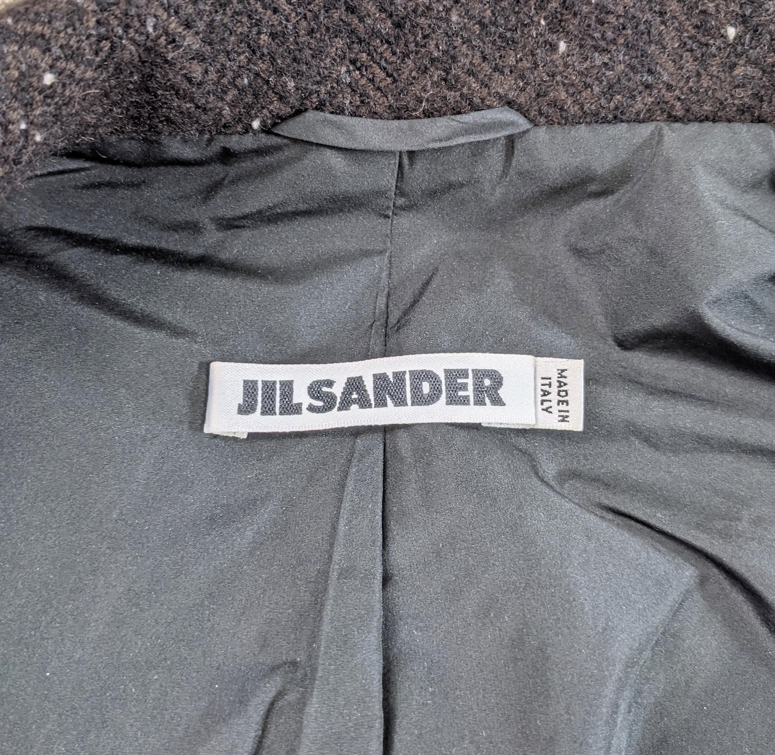 Women's Jil Sander Cashmere Tweed Blazer For Sale