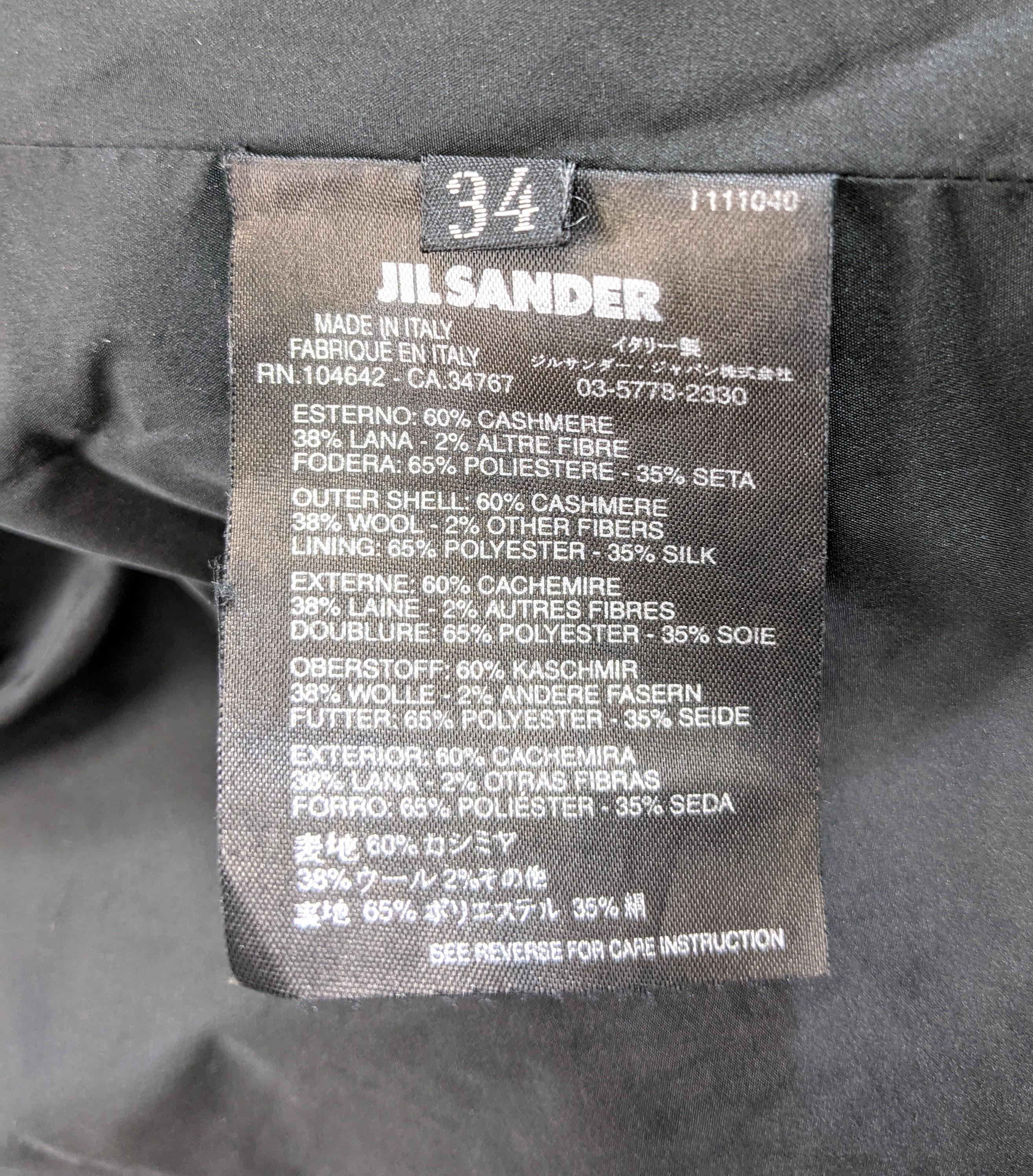 Jil Sander Cashmere Tweed Blazer For Sale 1