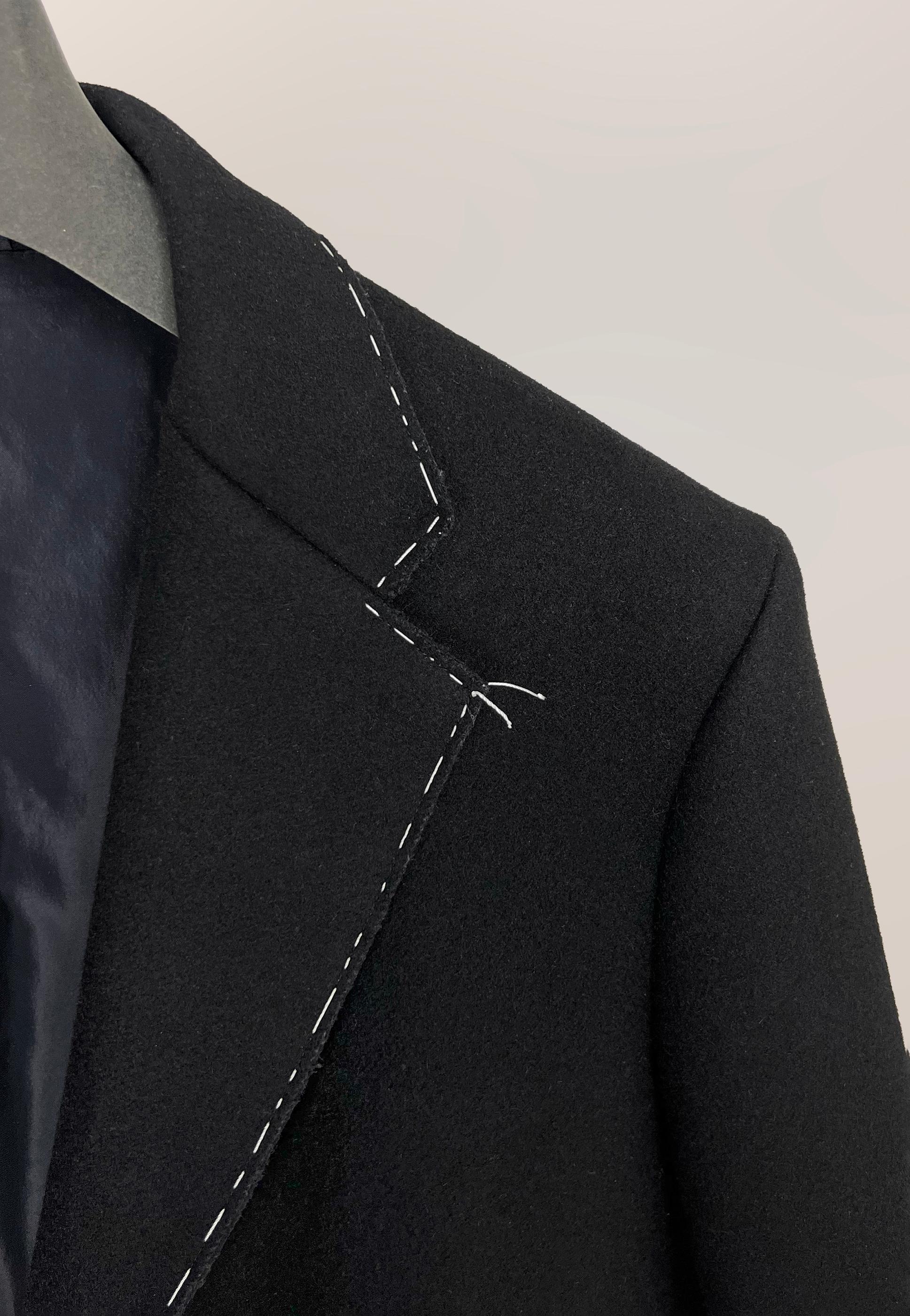 Jil Sander deconstructed stitched coat For Sale 6