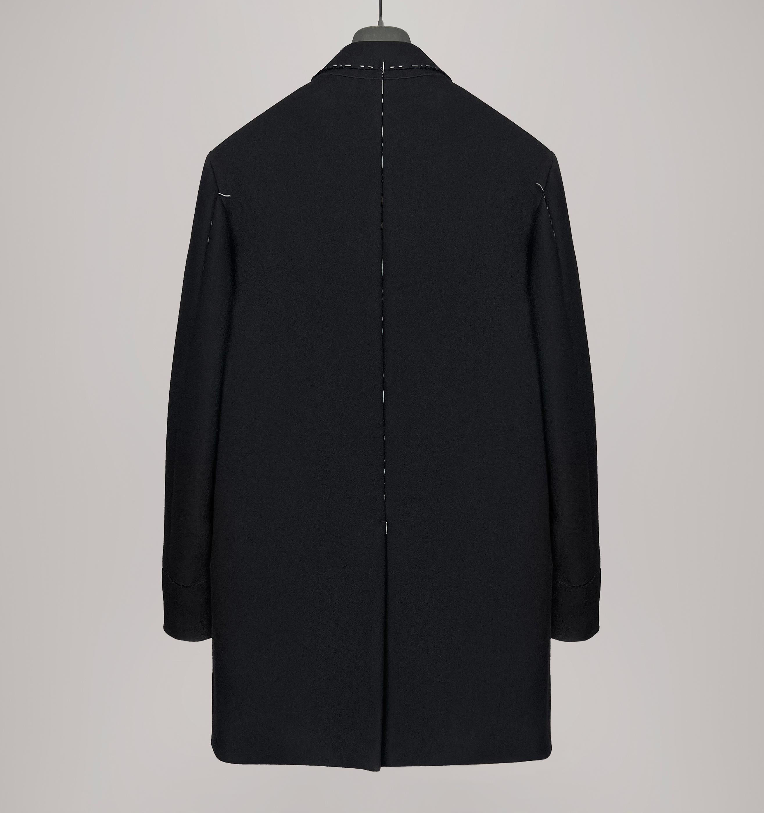 Jil Sander deconstructed stitched coat In Excellent Condition For Sale In Алматинский Почтамт, KZ