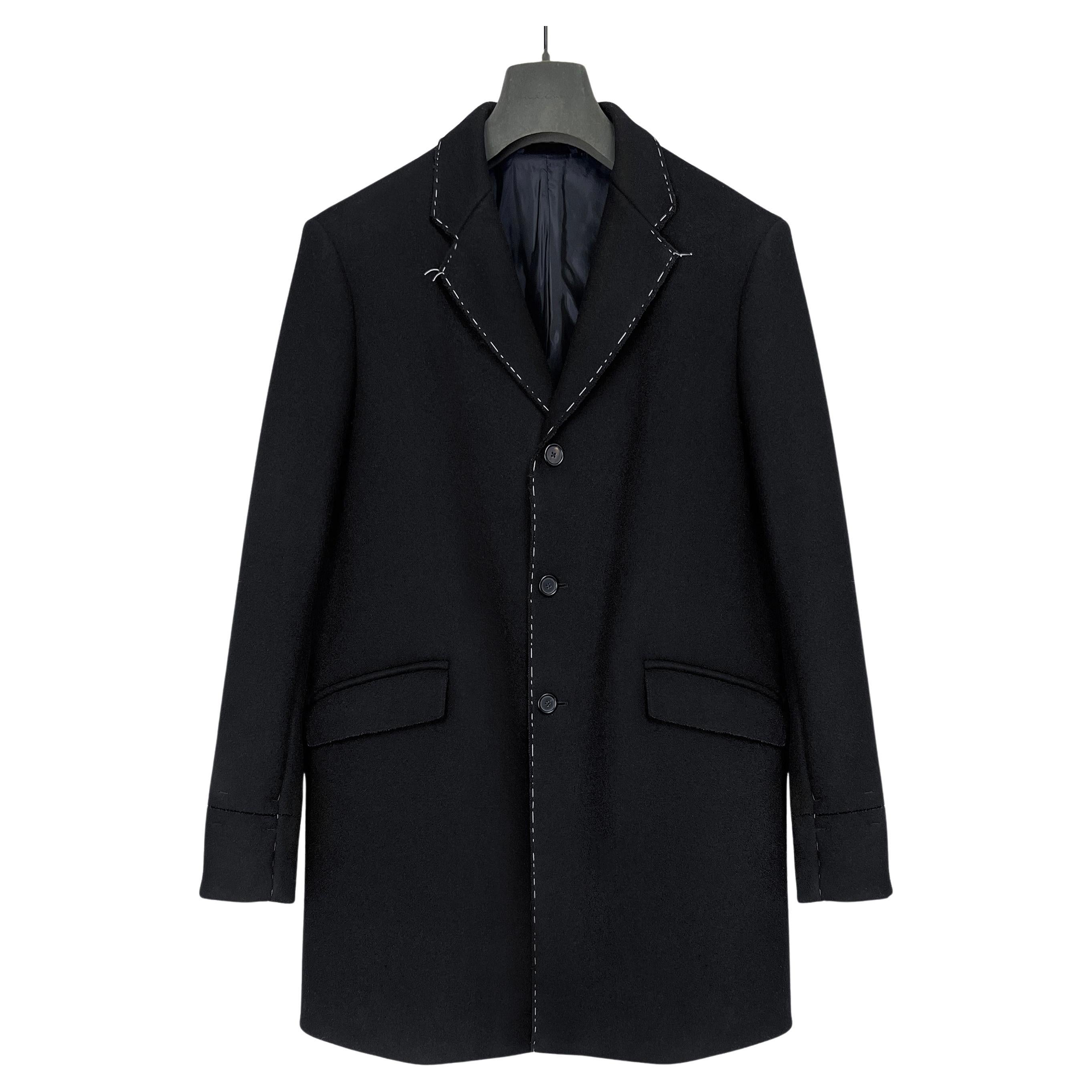 Jil Sander deconstructed stitched coat For Sale