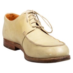 Jil Sander - Oxfords in pelle ecru - misura IT 37,5