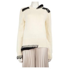 Jil Sander Ecru Stitch Deconstructed Jumper Size L