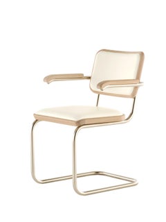 Jil Sander for Thonet S 64 P Nordic 03 in White Oak and White Alabaster Leather
