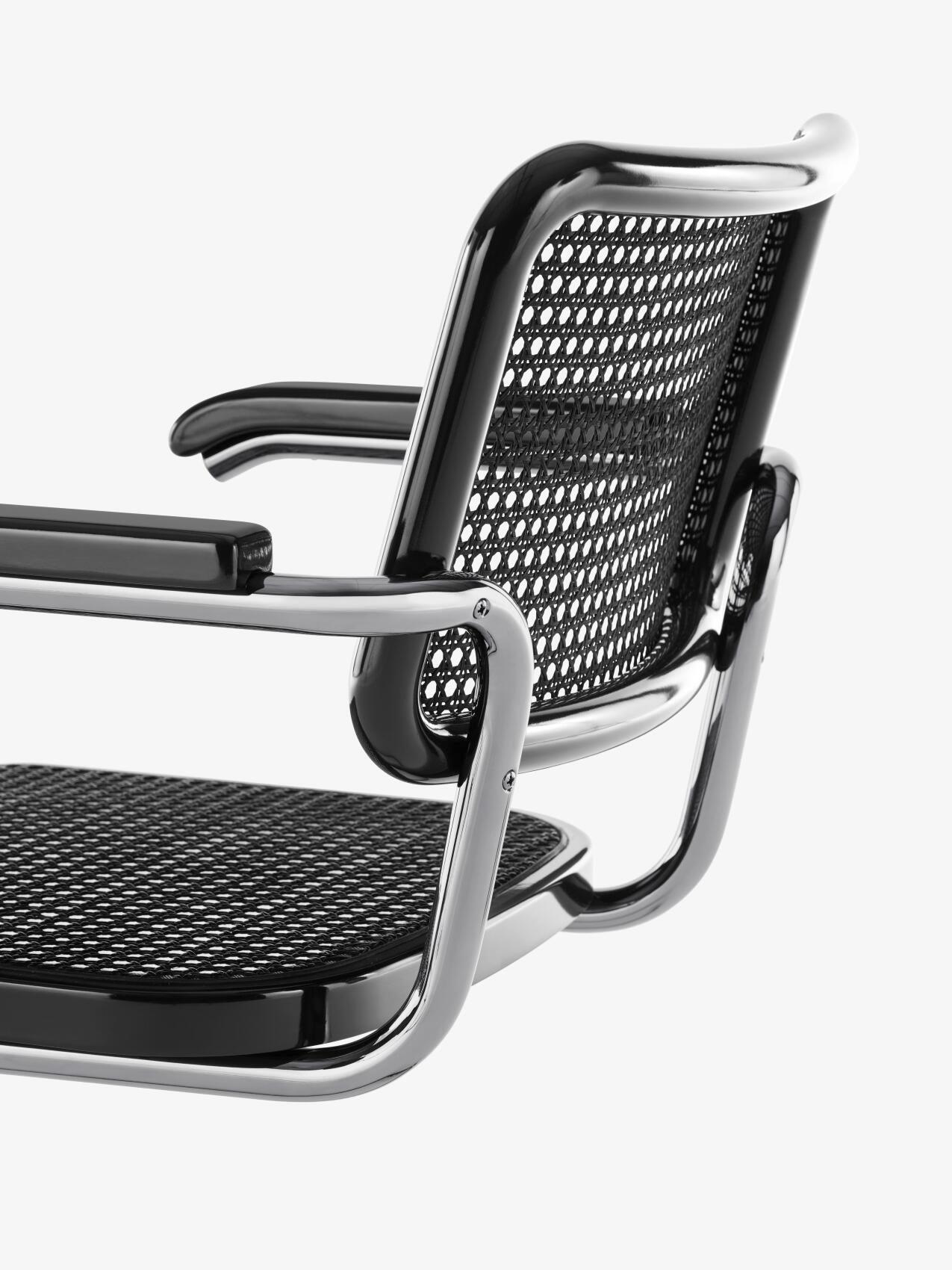 Jil Sander für Thonet S 64 P Serious 05 aus lackiertem Holz und Gurtband im Zustand „Neu“ im Angebot in Tilburg, NL