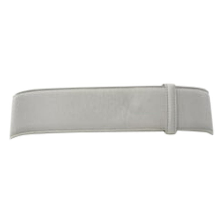NWT Jil Sander Grey Leather Wide Belt Jil Sander Grey Leather Wide Belt 75 cm main image 2