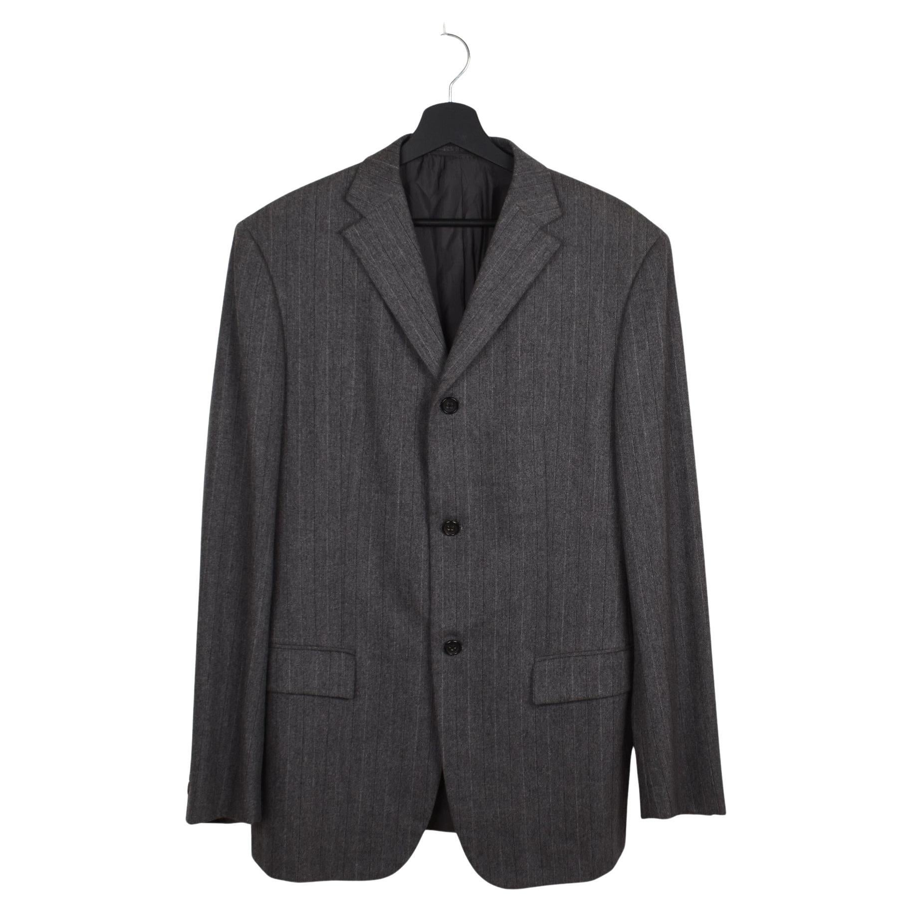 Jil Sander Hommes Veste Blazer Laine Tailored Striped Taille IT48-M/L, S1619