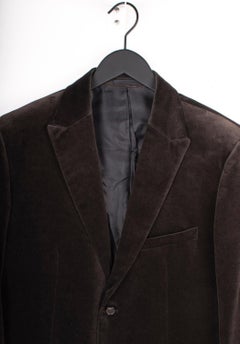 Jil Sander Uomo Giacca Casual Velour Blazer by Raf Simons Taglia IT54/Large