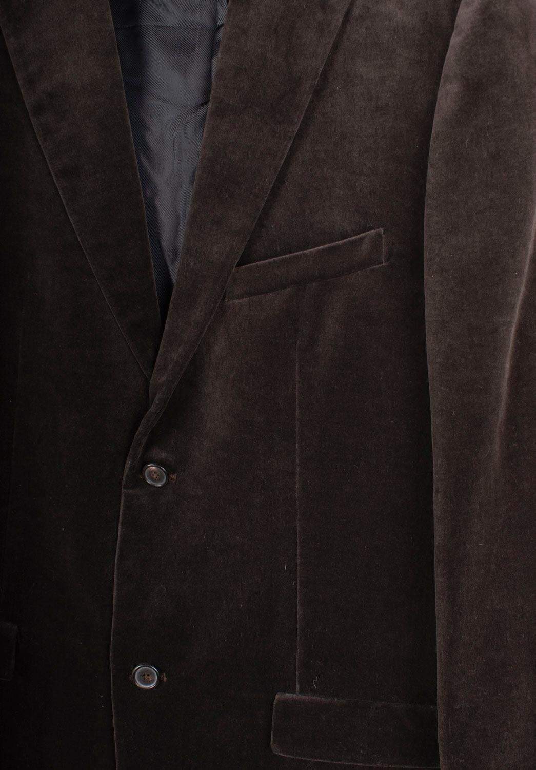 Nero Jil Sander Uomo Giacca Casual Velour Blazer by Raf Simons Taglia IT54/Large in vendita