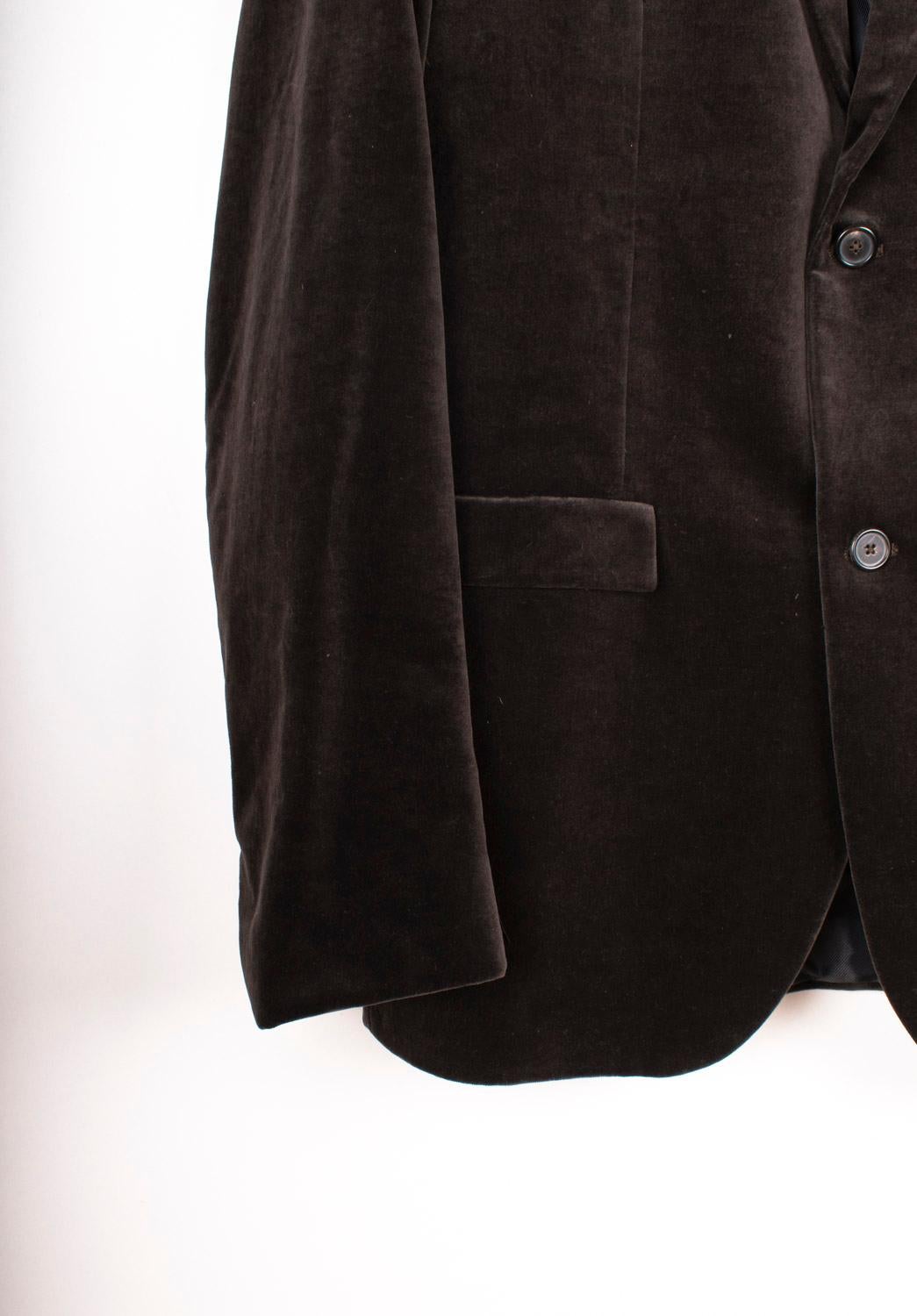 Jil Sander Uomo Giacca Casual Velour Blazer by Raf Simons Taglia IT54/Large In condizioni ottime in vendita a Kaunas, LT