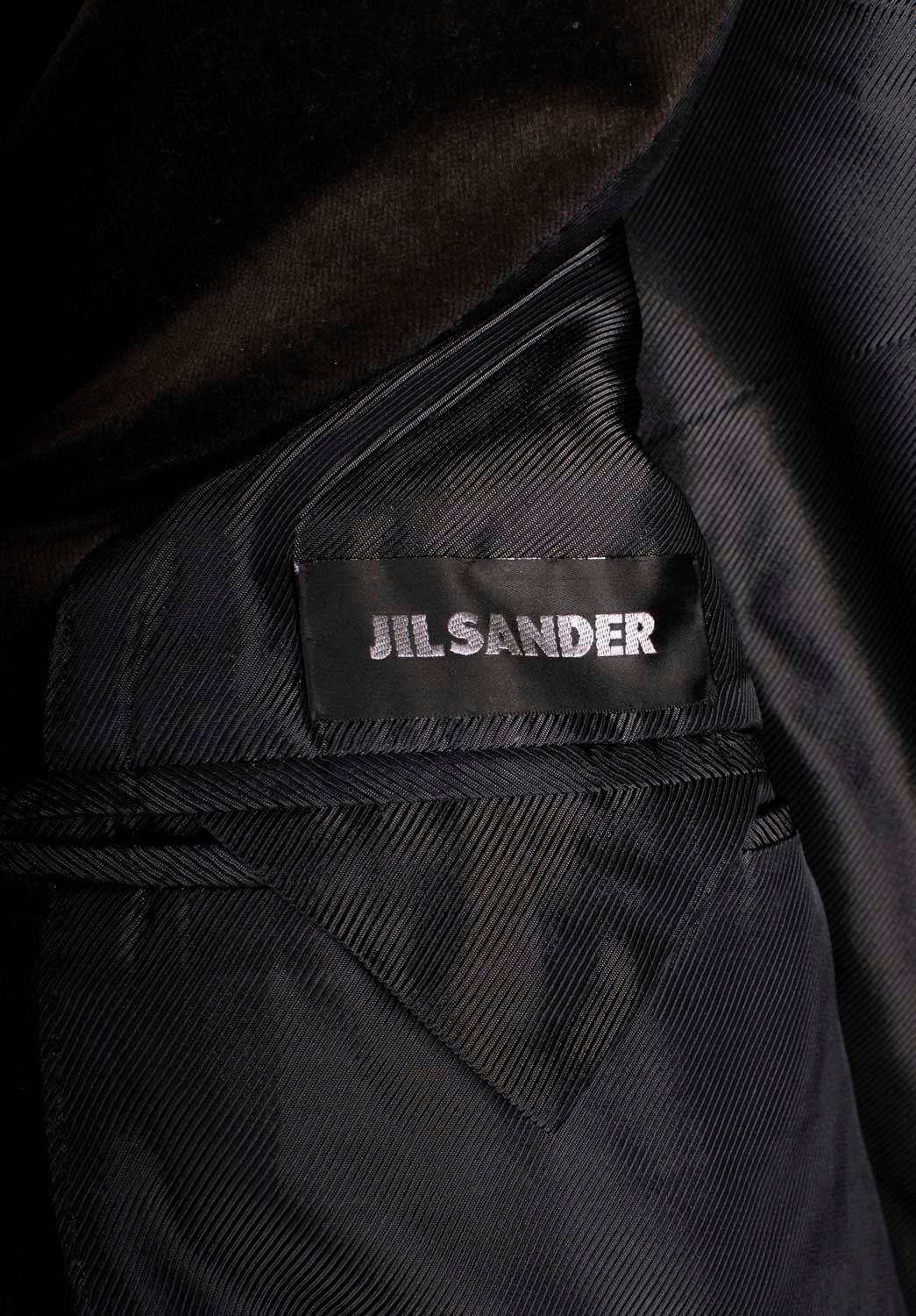 Jil Sander Uomo Giacca Casual Velour Blazer by Raf Simons Taglia IT54/Large in vendita 3