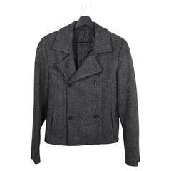 Jil Sander Men Jacket Cropped Peacoat Tailored Size S, S2045