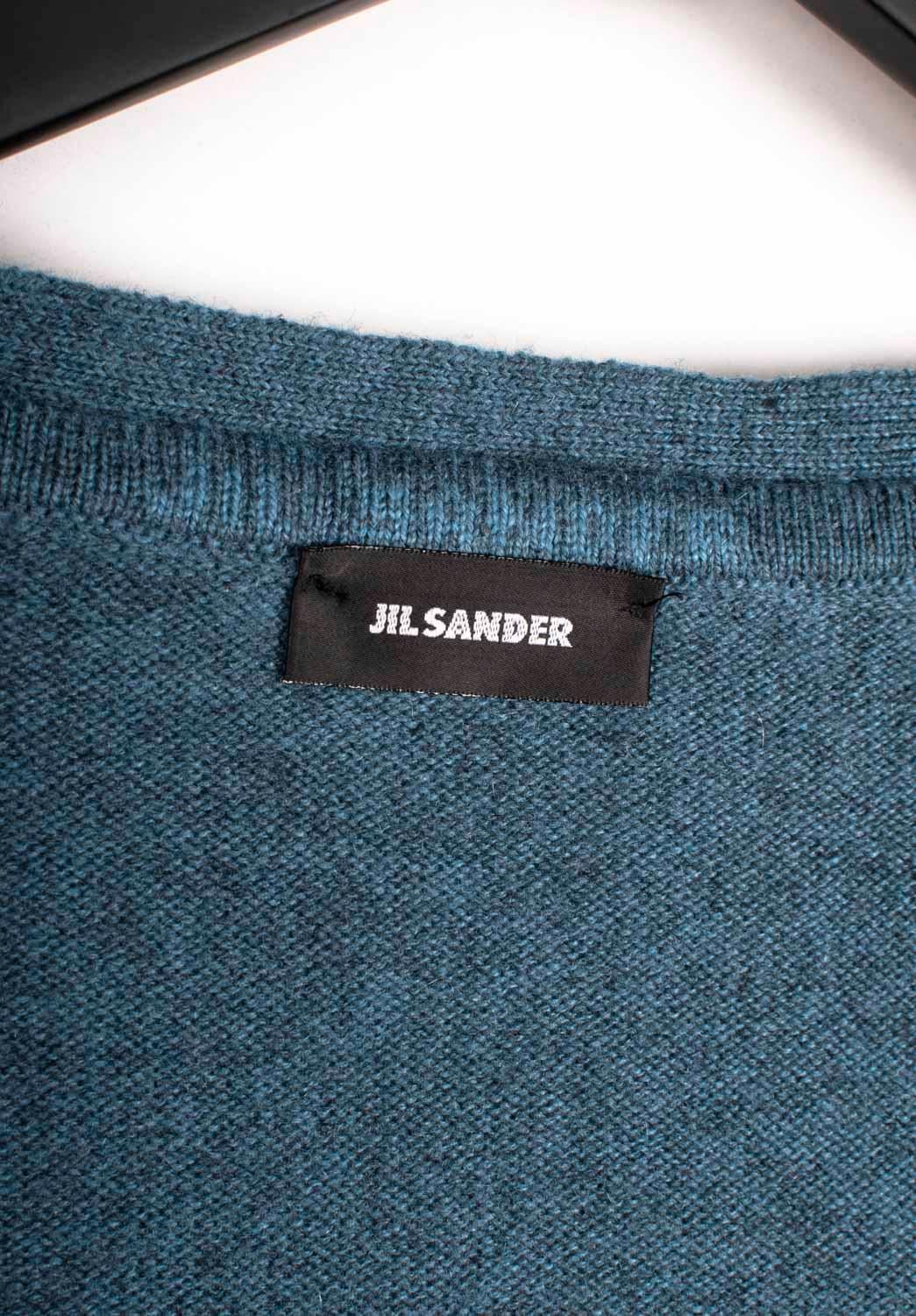 Jil Sander Herren Pullover Kaschmir Strickjacke von Raf Simons, Größe IT50/Groß im Angebot 1