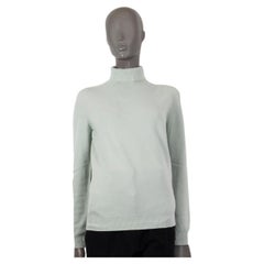 JIL SANDER mint green cashmere TURTLENECK Sweater S