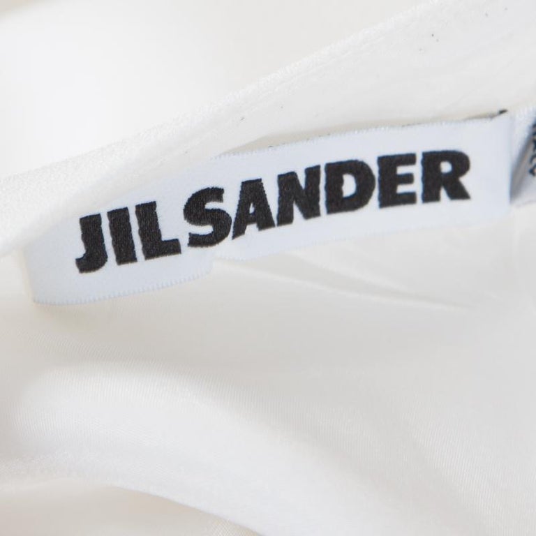 Jil Sander Monochrome Colorbolock Sleeveless Sheath Dress M at 1stDibs
