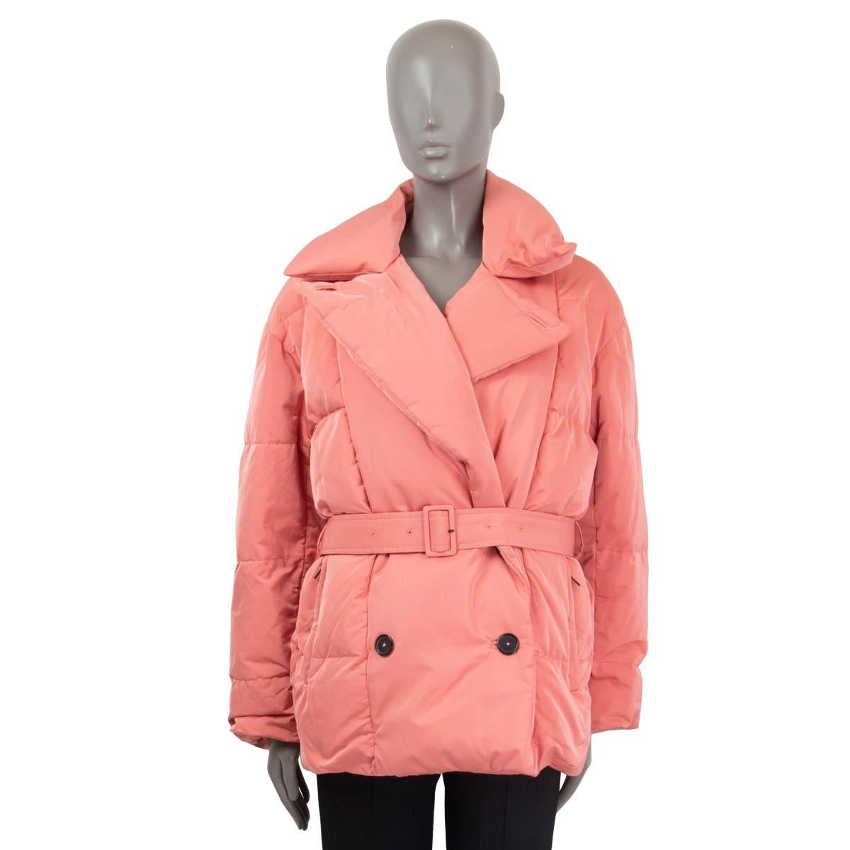 pink and orange coat