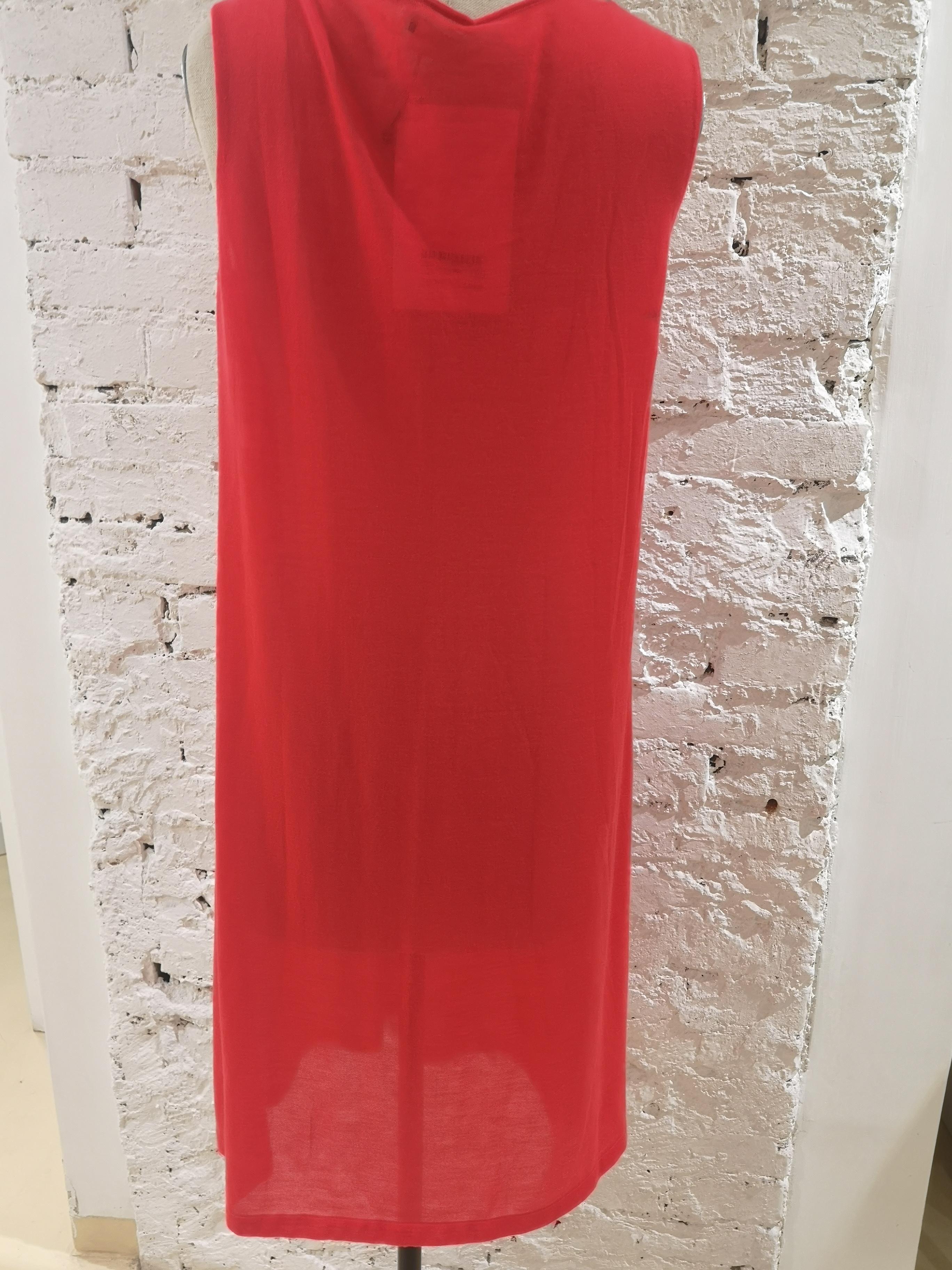 Jil Sander Red Dress 3