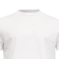 Jil Sander Round Neck T-Shirt in White Cotton