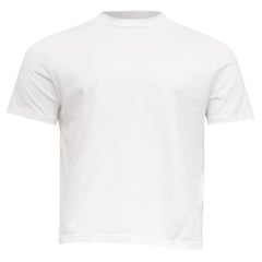 Maglietta Jil Sander con collo rotondo in cotone bianco