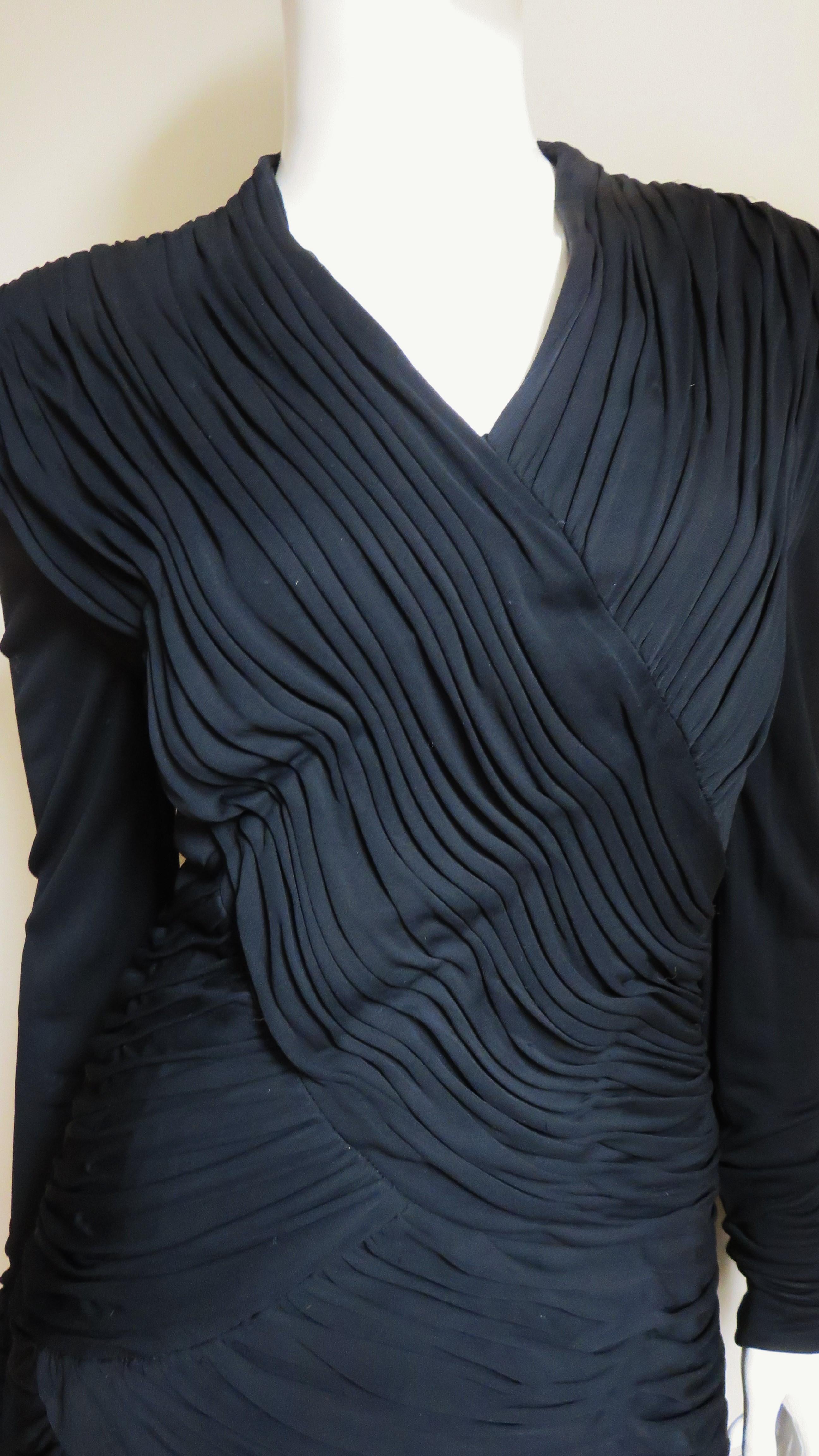 De las mujeres Vestido de seda acanalado Jil Sander en venta