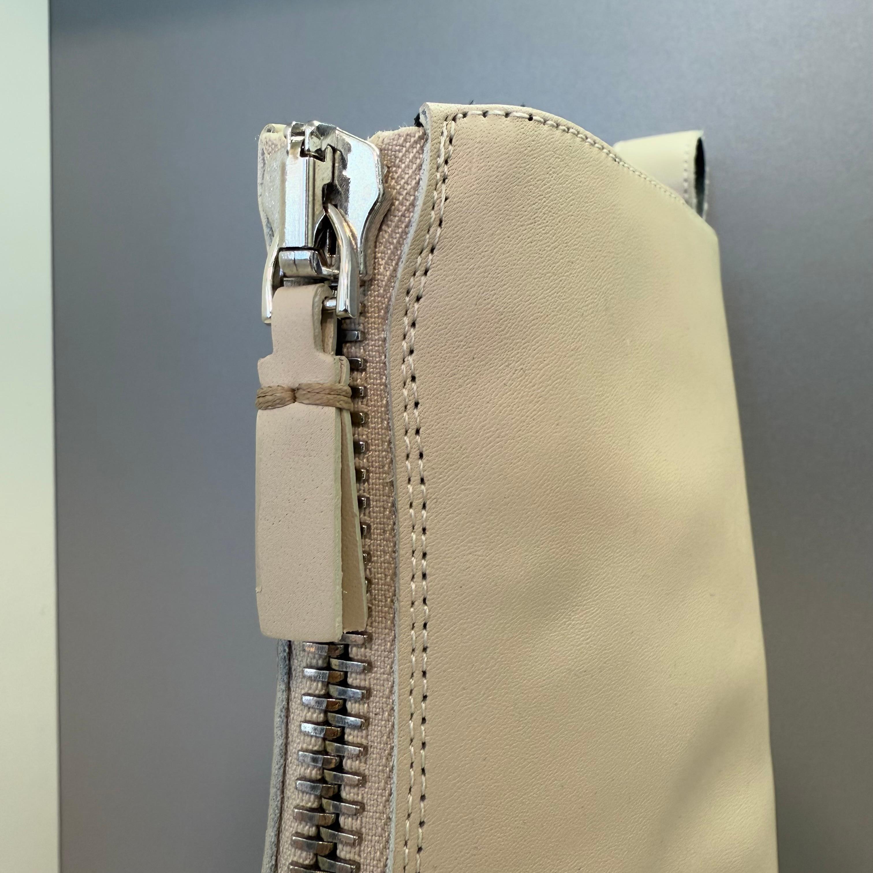 Jil Sander Sable Leather Boots IT 38 For Sale 1