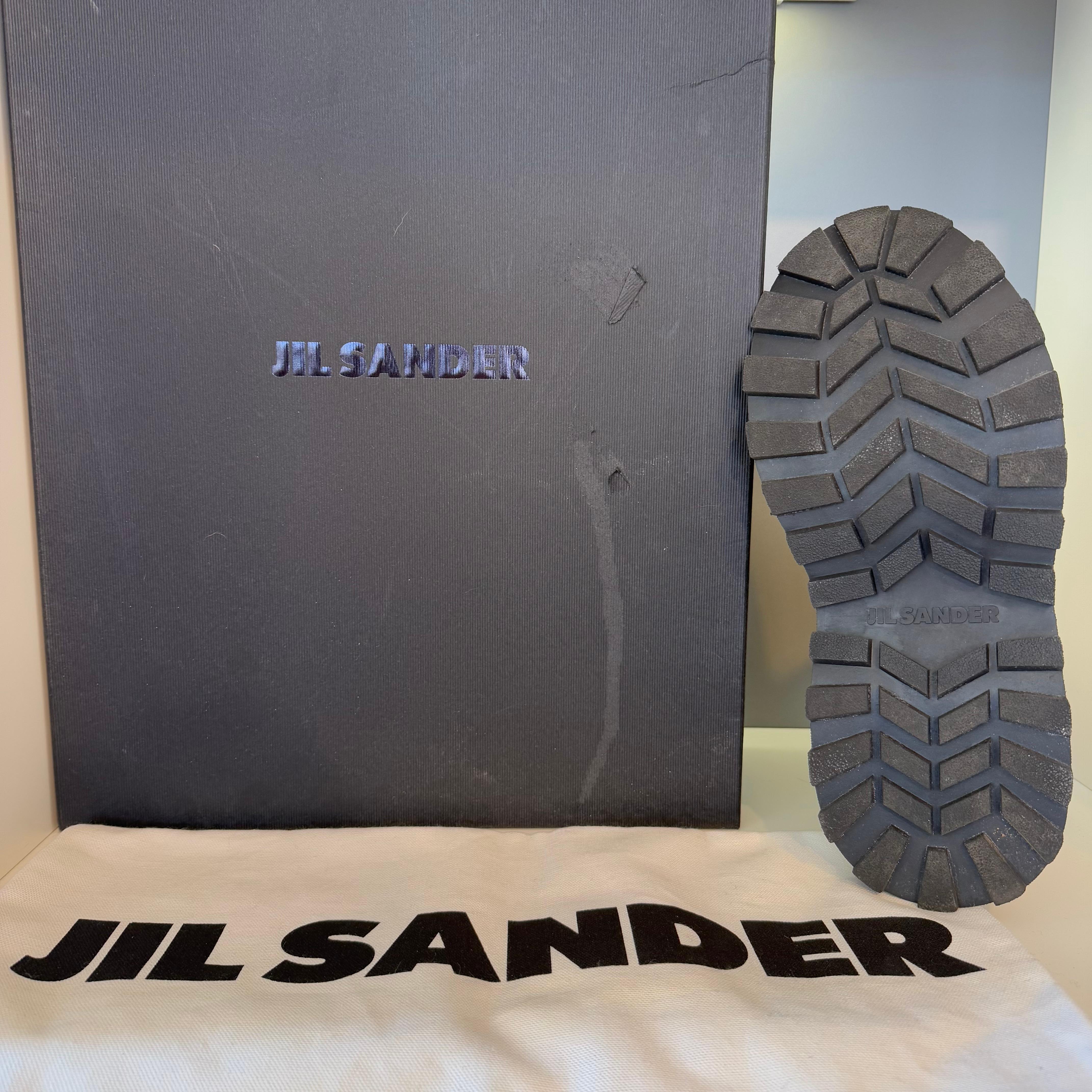 Jil Sander Sable Leather Boots IT 38 For Sale 3