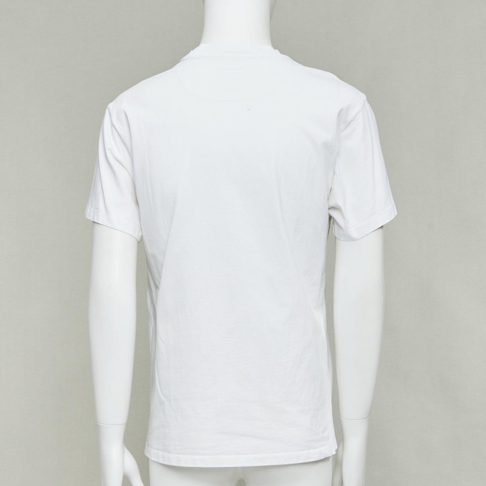 Uomo JIL SANDER Set di 3 tshirt girocollo in cotone bianco e nero con patch logo S in vendita