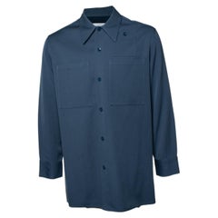 Jil Sander, shirt in petrol