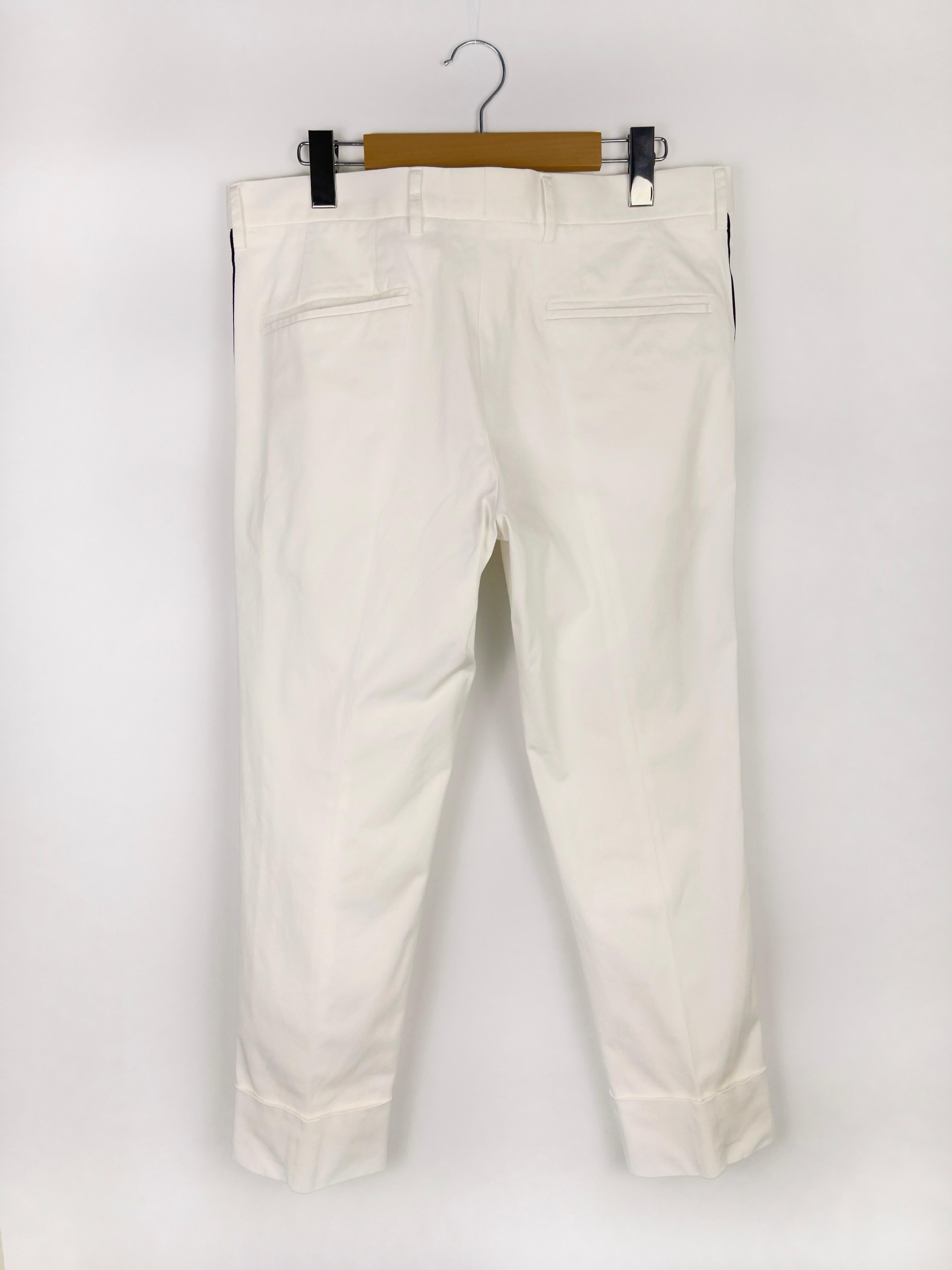 Jil Sander  Side Striped Straight-fit Pants For Sale 3