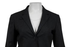Jil Sander Single Breasted Blazer Size IT36 Gray Stretch Wool Jacket Sport Coat